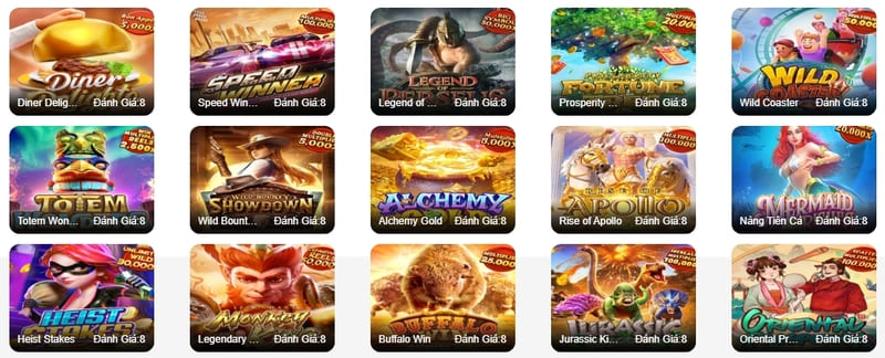 Nhiều game hấp dẫn cho newbie lựa chọn