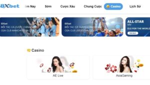 Chơi Casino online uy tín, chất lượng tại 8XBet